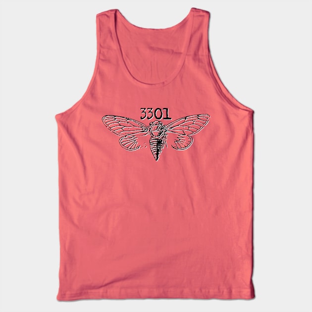 Cicada 3301 Black Design Tank Top by HackSwag.co